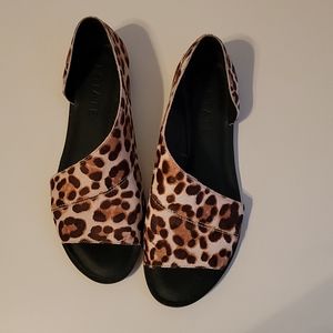 Animal print flats